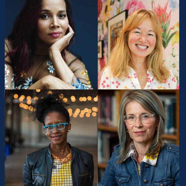Photos of Rhiannon Giddens, Holly Bass, Philippa Pham Hughes and Molly Spencer