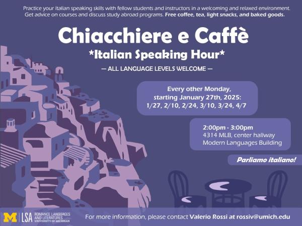 Chiacchiere e Caffè Poster