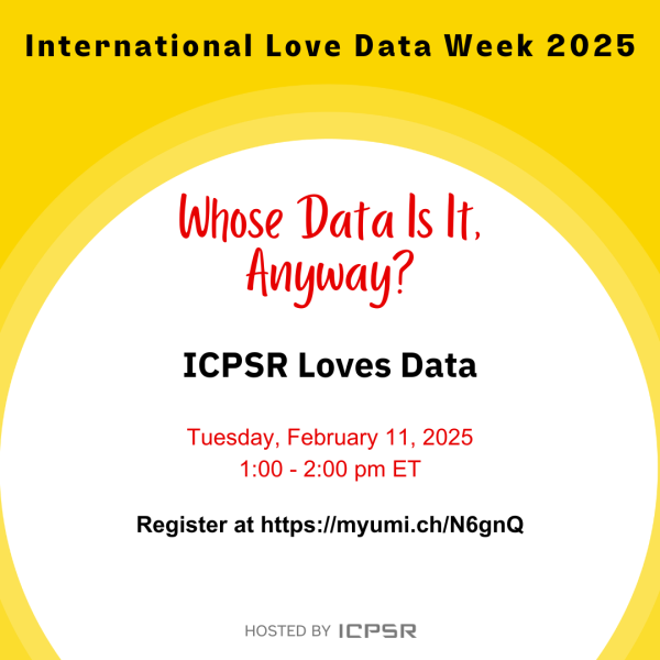 Promo image for an ICPSR webinar