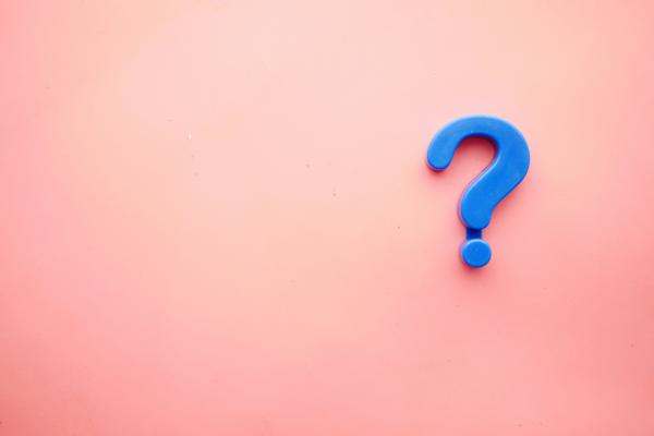 A single question mark